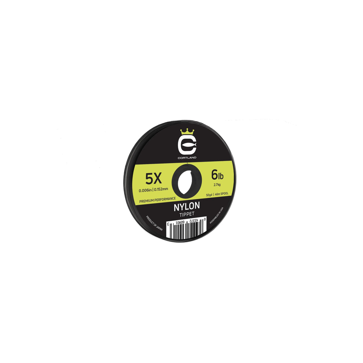 Cortland - Nylon Tippet 3X - 9.8 LB