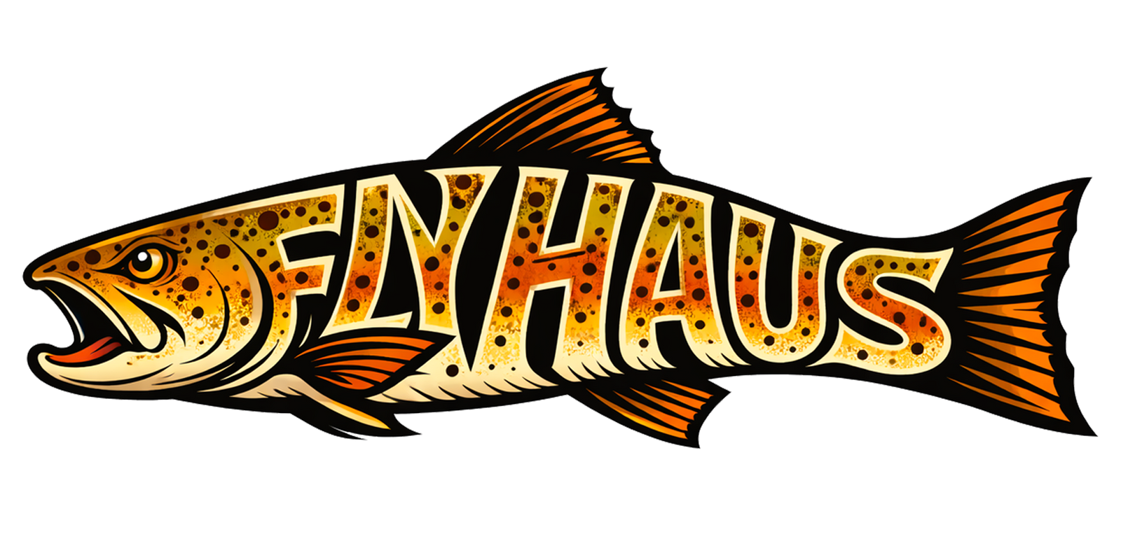 FLY HAUS - Brown Trout Sticker