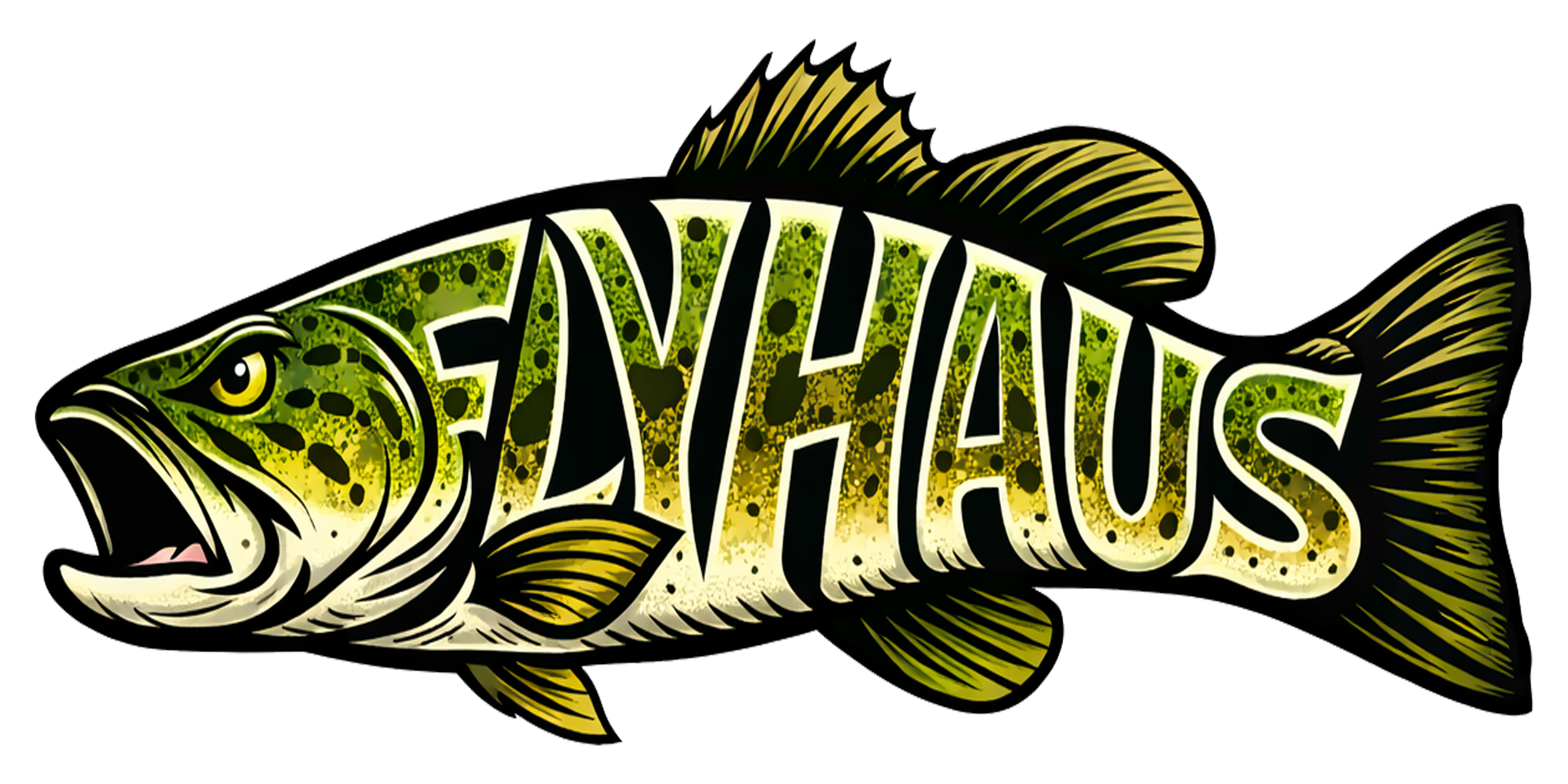 FLY HAUS - Small Mouth Bass Sticker