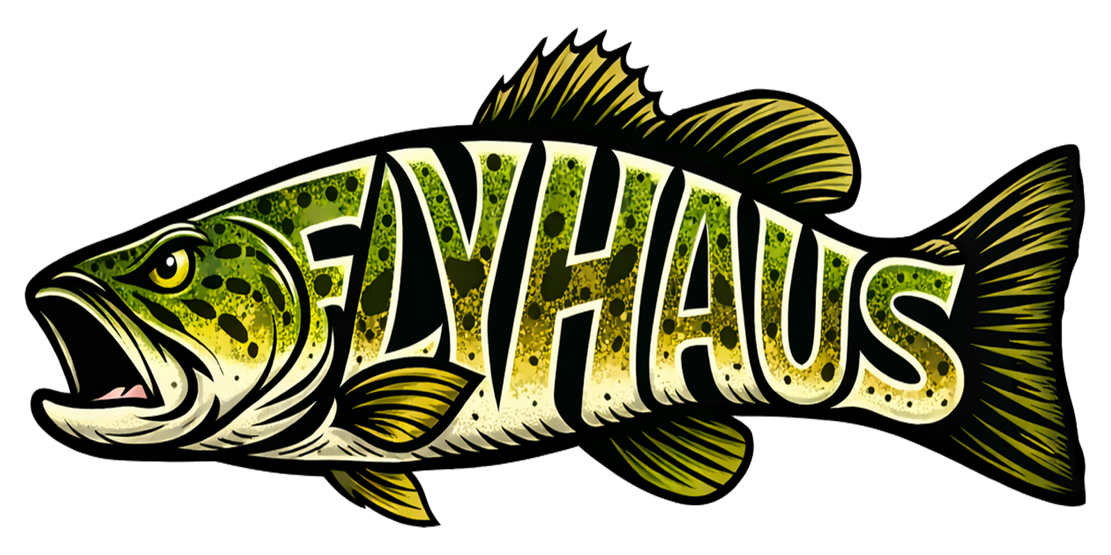 FLY HAUS - Small Mouth Bass Sticker