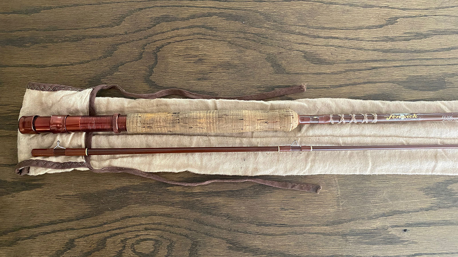 Fenwick Feralite FF706 Fiberglass Fly Rod 7'0" 6wt