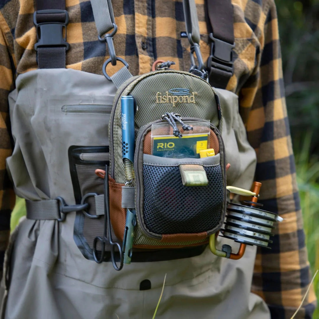 Fishpond - San Juan Vertical Chest Pack - Saddle Brown