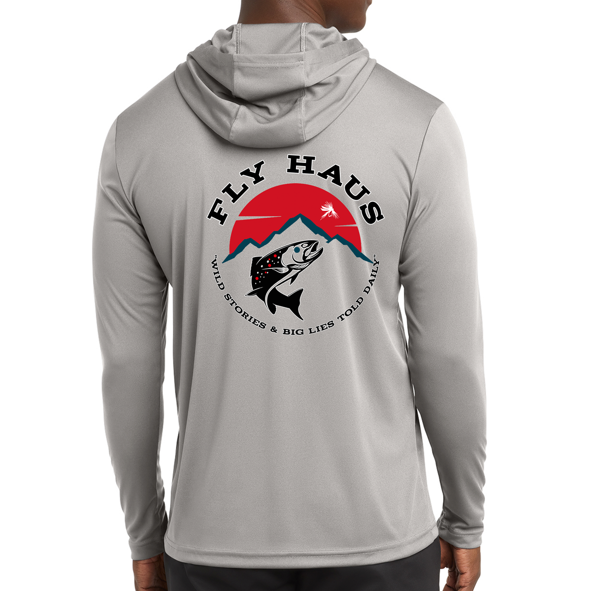 FLY HAUS - Sun Hoodie - Silver (XL)