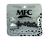 MFC - Slotted Tungsten Beads Matte Brown 3.8mm (5/32)