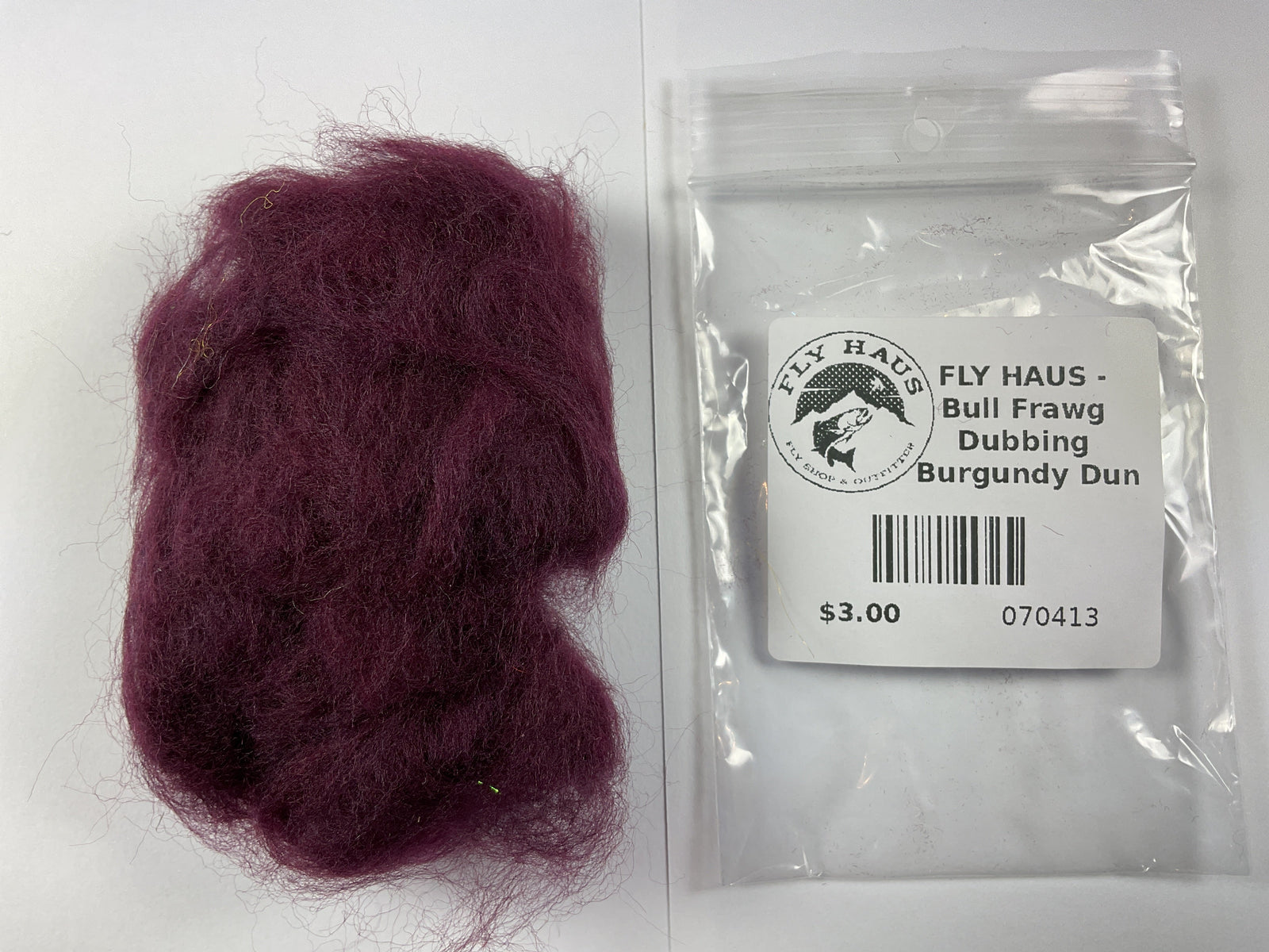 FLY HAUS - Bull Frawg Dubbing Burgundy Dun