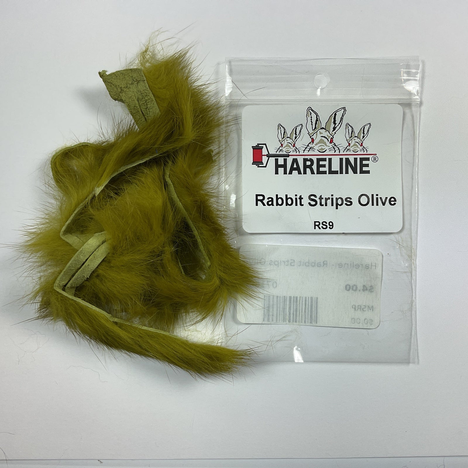 Hareline - Rabbit Strips Olive