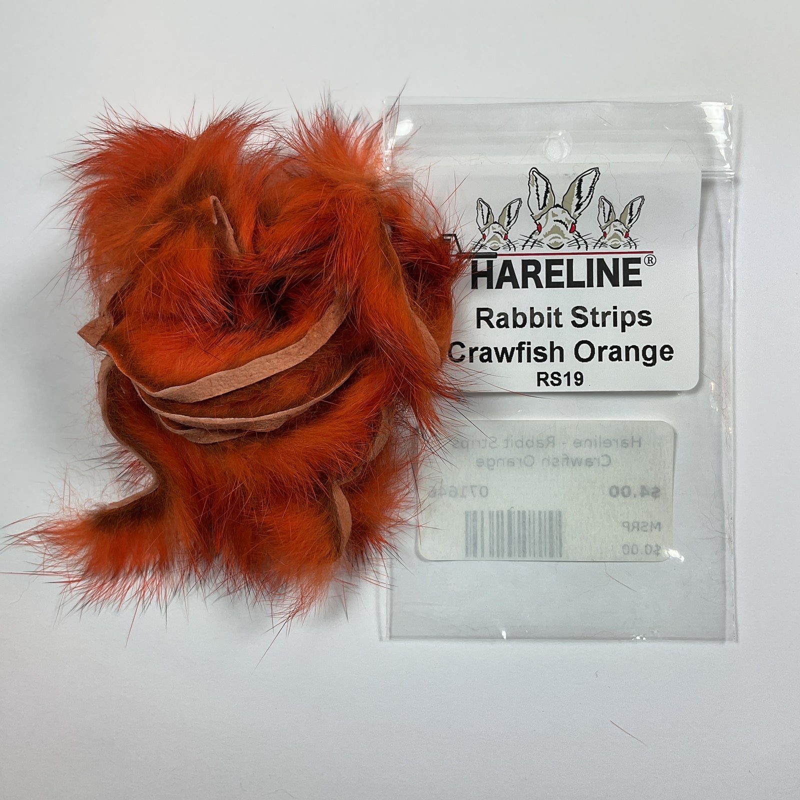 Hareline - Rabbit Strips Crawfish Orange