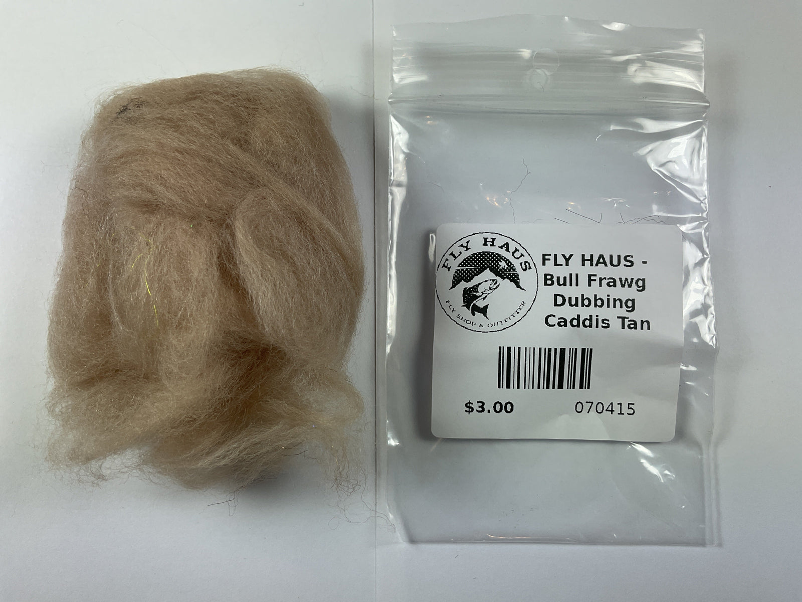 FLY HAUS - Bull Frawg Dubbing Caddis Tan
