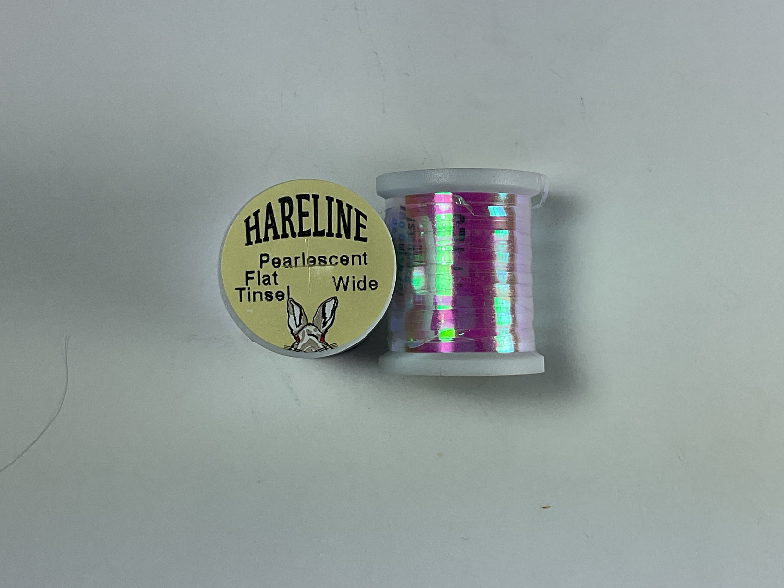 Single Spool Pearlescent Flat Tinsel Wide