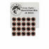 Croc Eyes - Red/Silver/Black 8mm