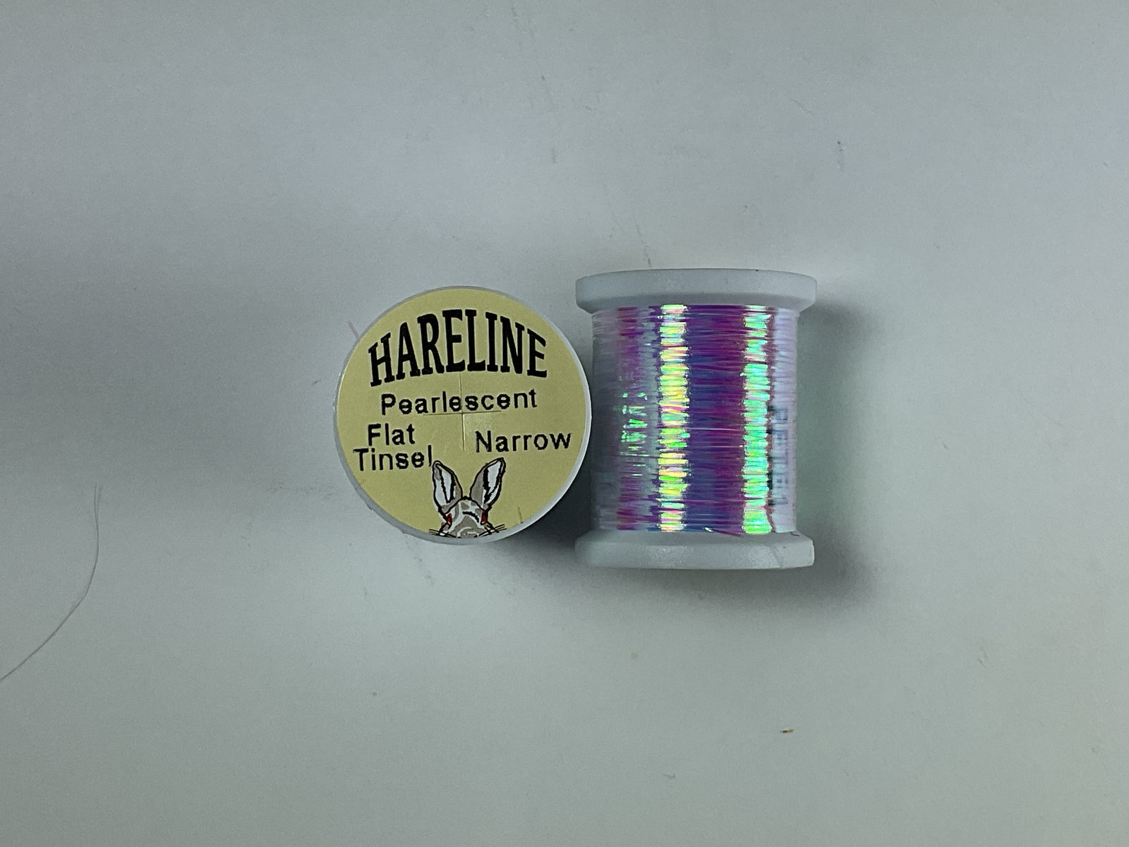 Single Spool Pearlescent Flat Tinsel Narrow