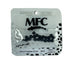MFC - Slotted Tungsten Beads Black 4.3mm (11/64)