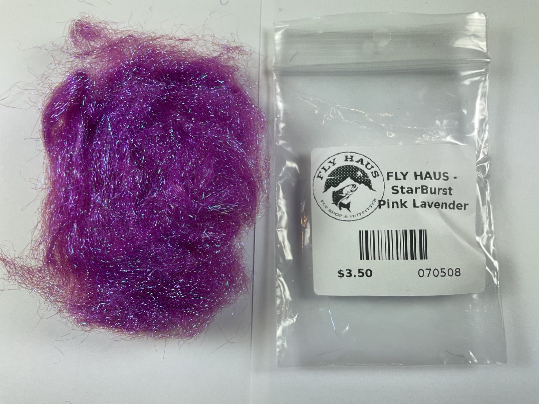 FLY HAUS - StarBurst Dubbing Pink Lavender