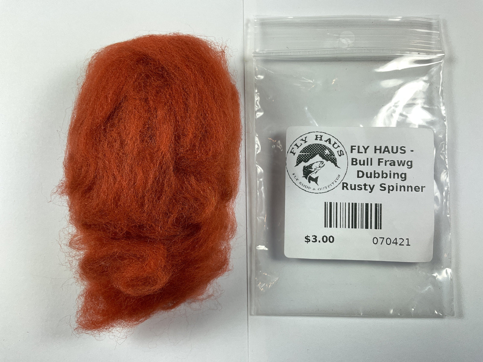 FLY HAUS - Bull Frawg Dubbing Rusty Spinner