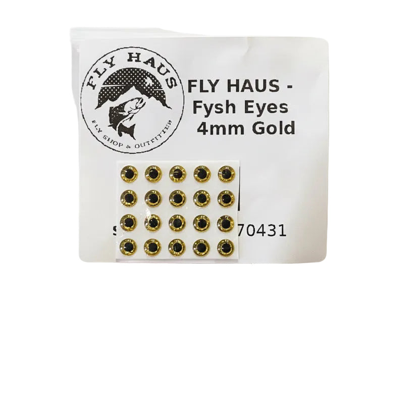 FLY HAUS - Fysh Eyes 4mm Gold