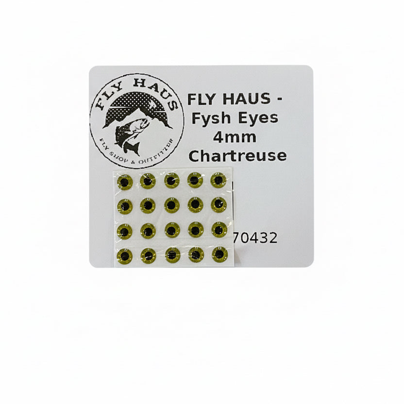 FLY HAUS - Fysh Eyes 4mm Chartreuse