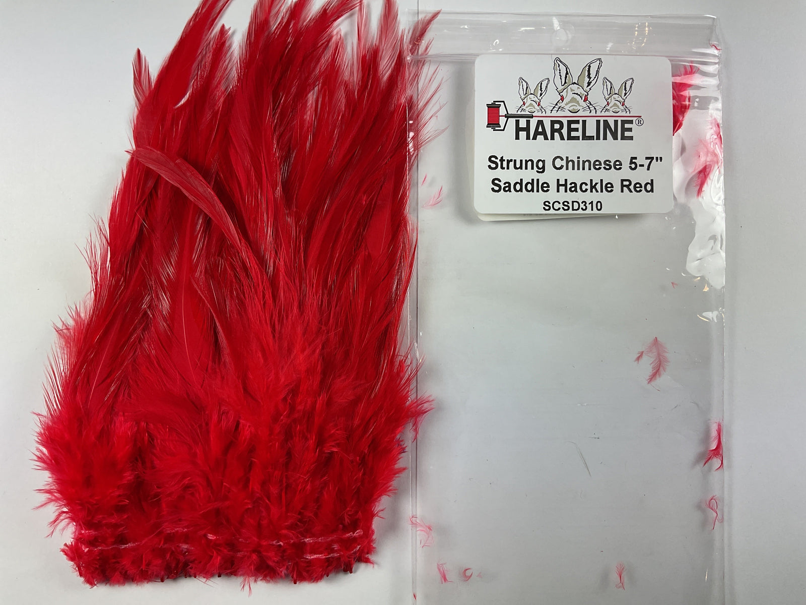 Strung Chinese 5-7 inch Saddle Red #310