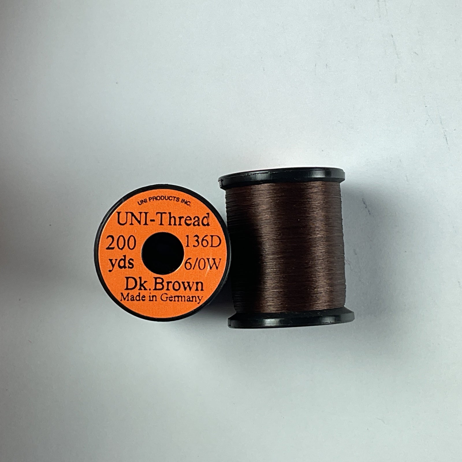 Uni 6/0 Waxed Thread Dark Brown #87
