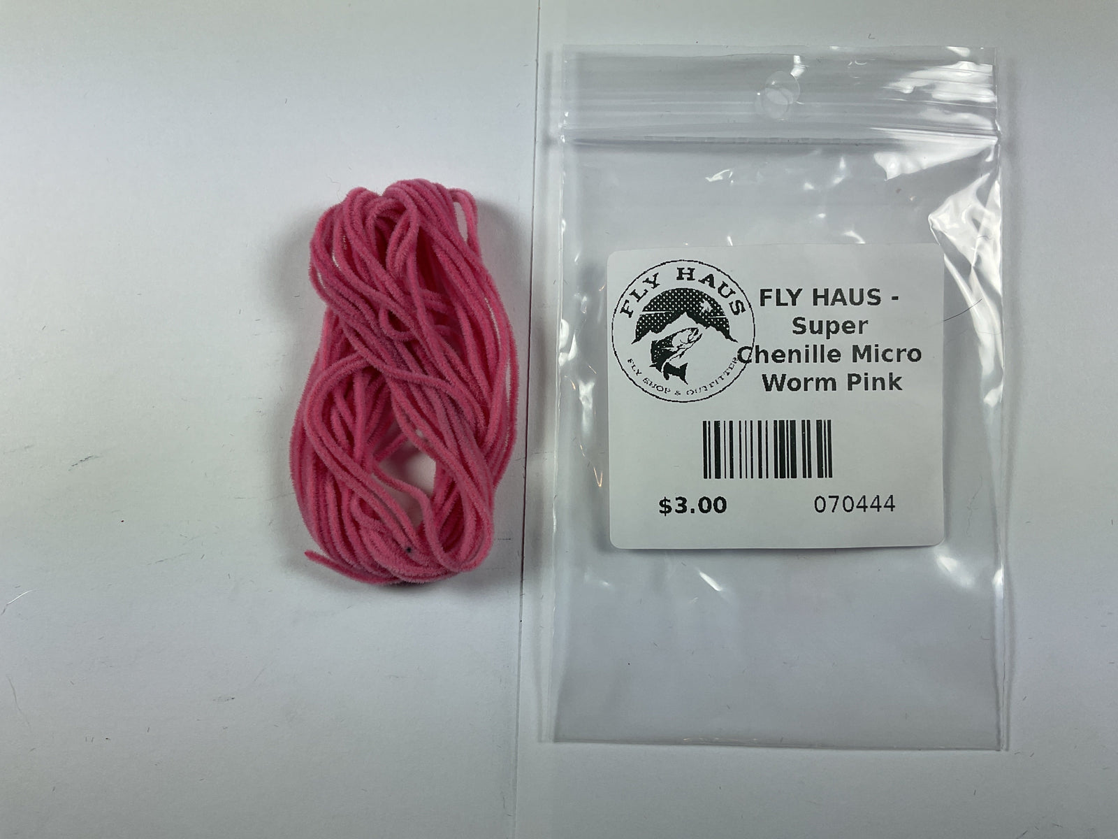 FLY HAUS - Super Chenille Micro Worm Pink