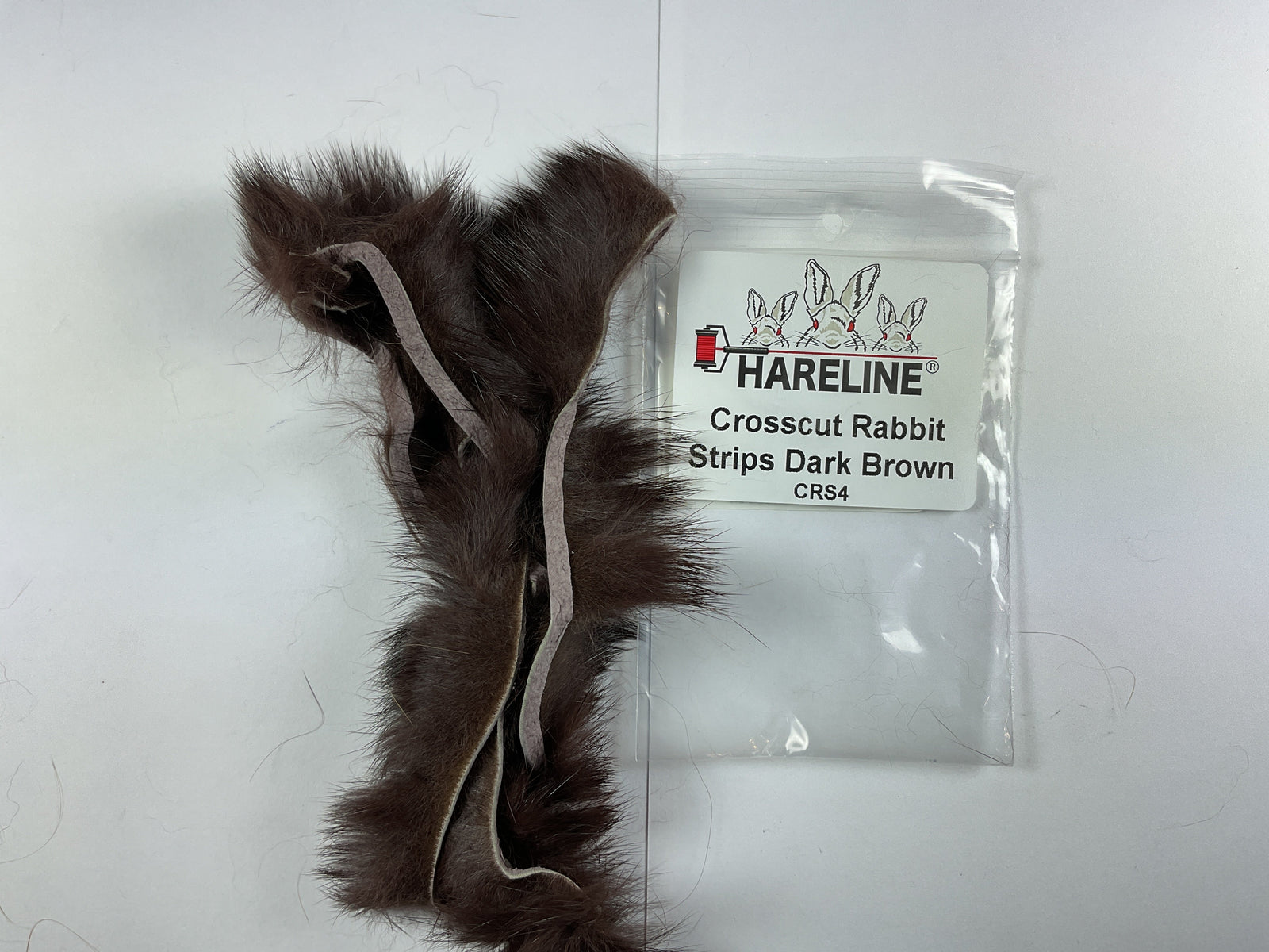 Crosscut Rabbit Strips Dark Brown #4