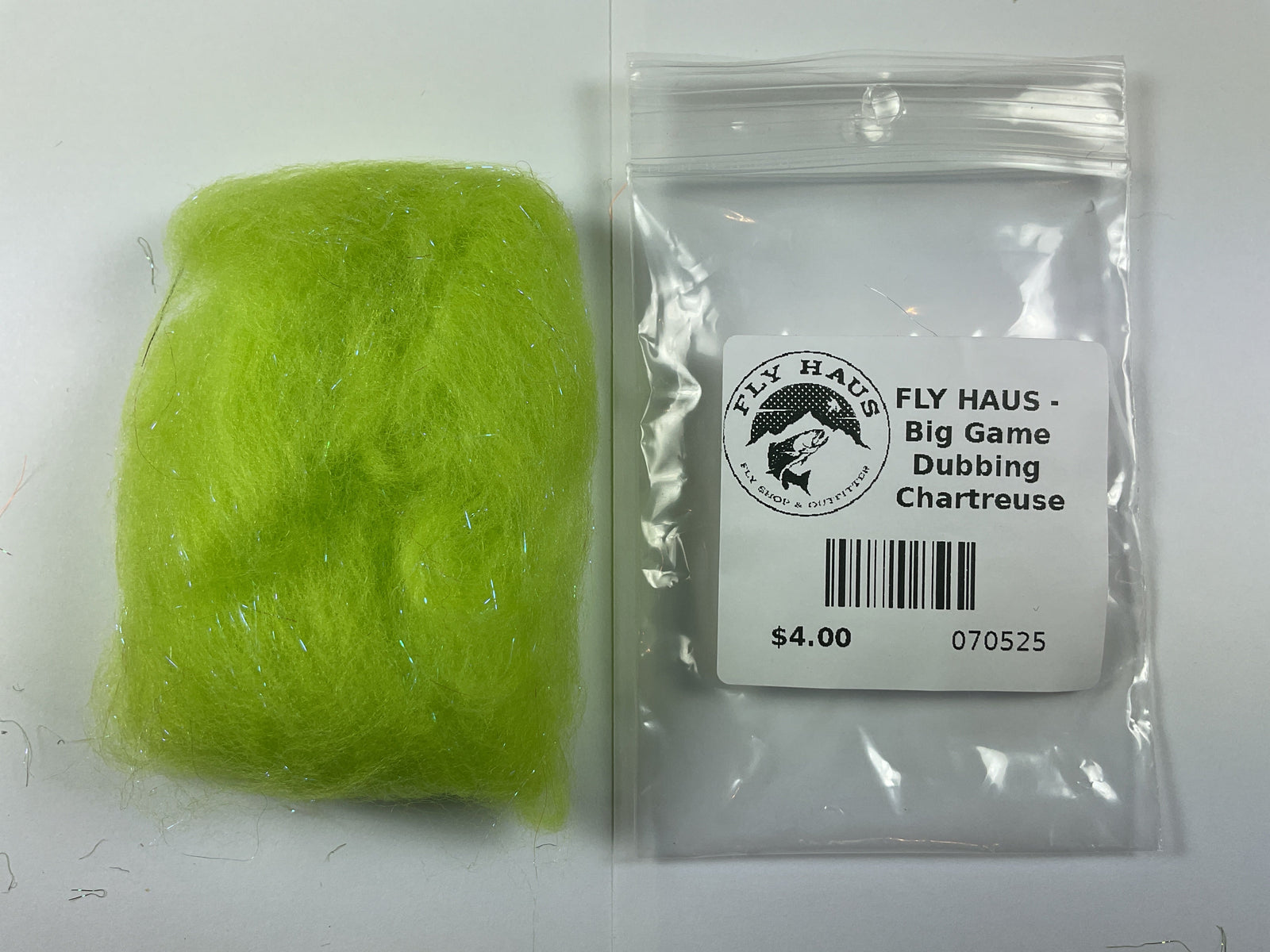 FLY HAUS - Big Game Dubbing Chartreuse