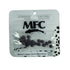 MFC - Slotted Tungsten Beads Matte Brown 4.6mm (3/16)
