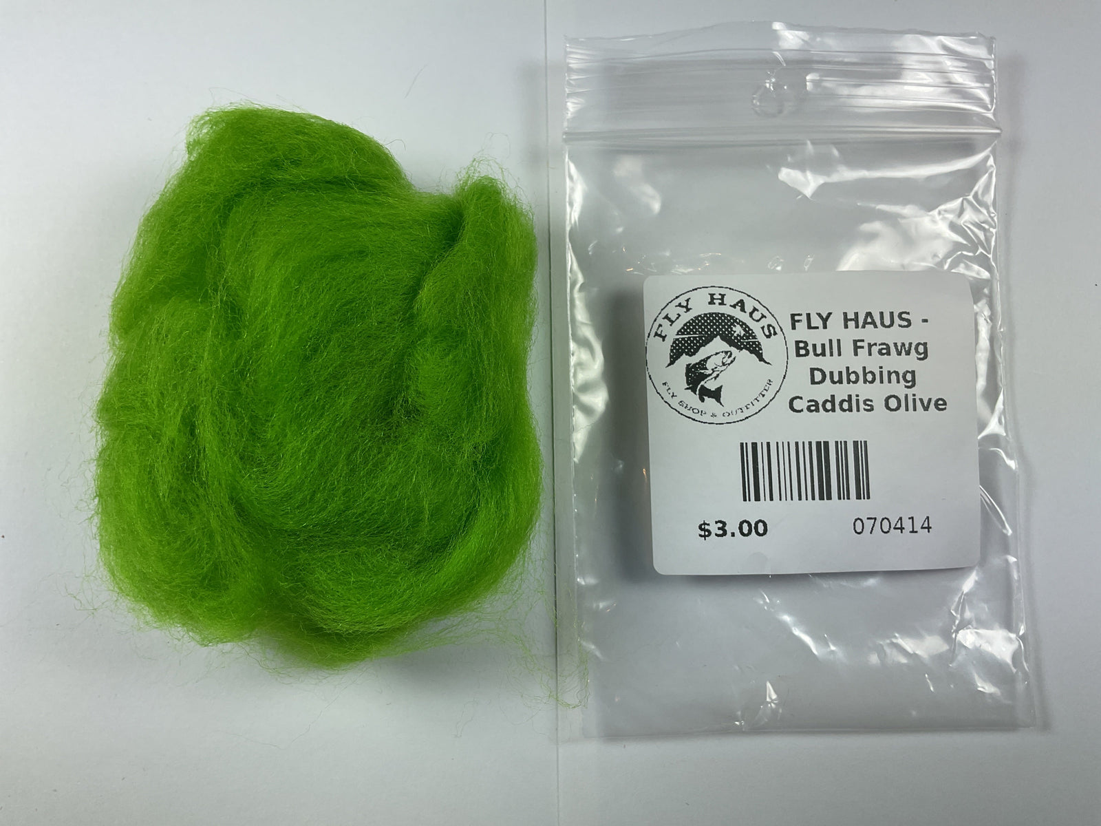 FLY HAUS - Bull Frawg Dubbing Caddis Olive
