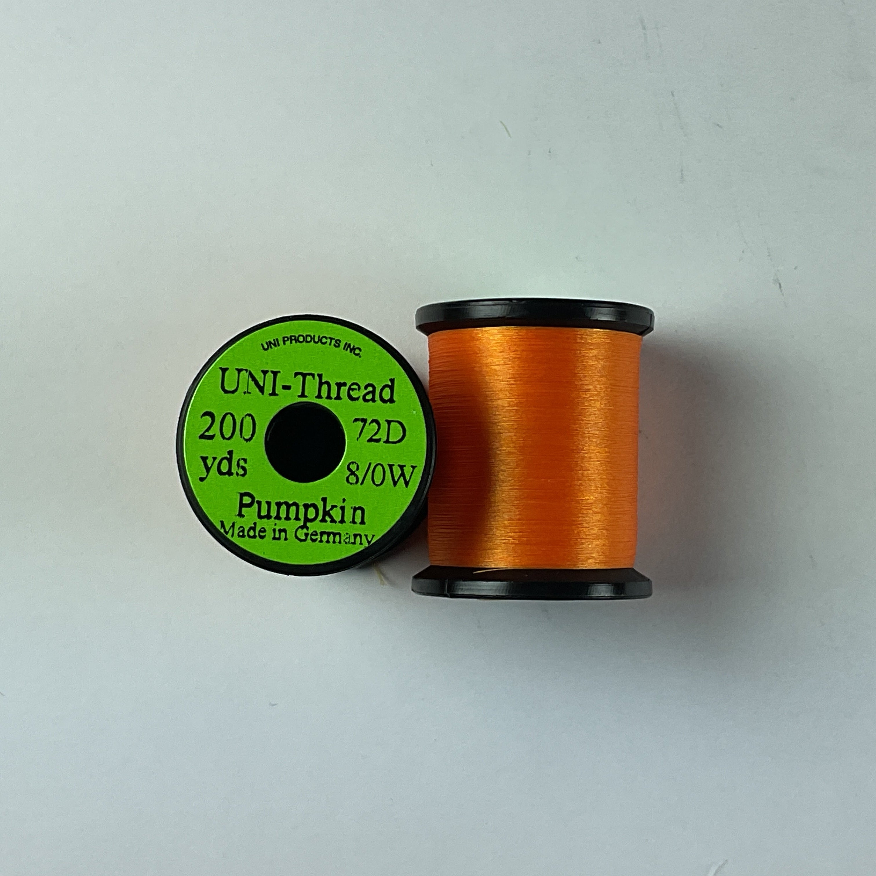 Uni 8/0 Waxed Thread Pumpkin Orange #296