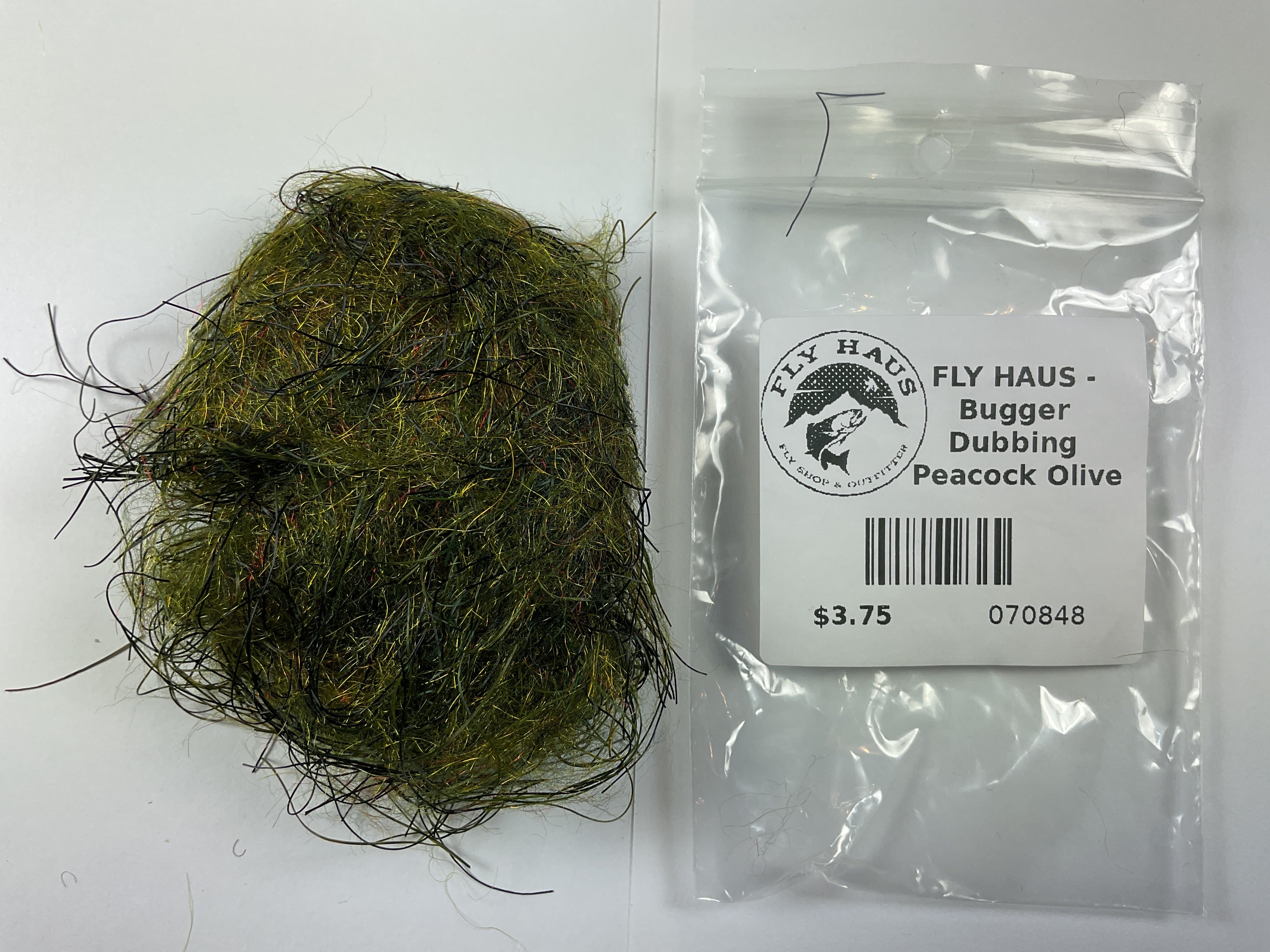 FLY HAUS - Bugger Dubbing Peacock Olive
