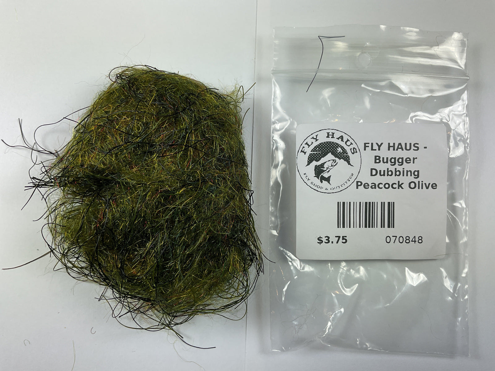 FLY HAUS - Bugger Dubbing Peacock Olive