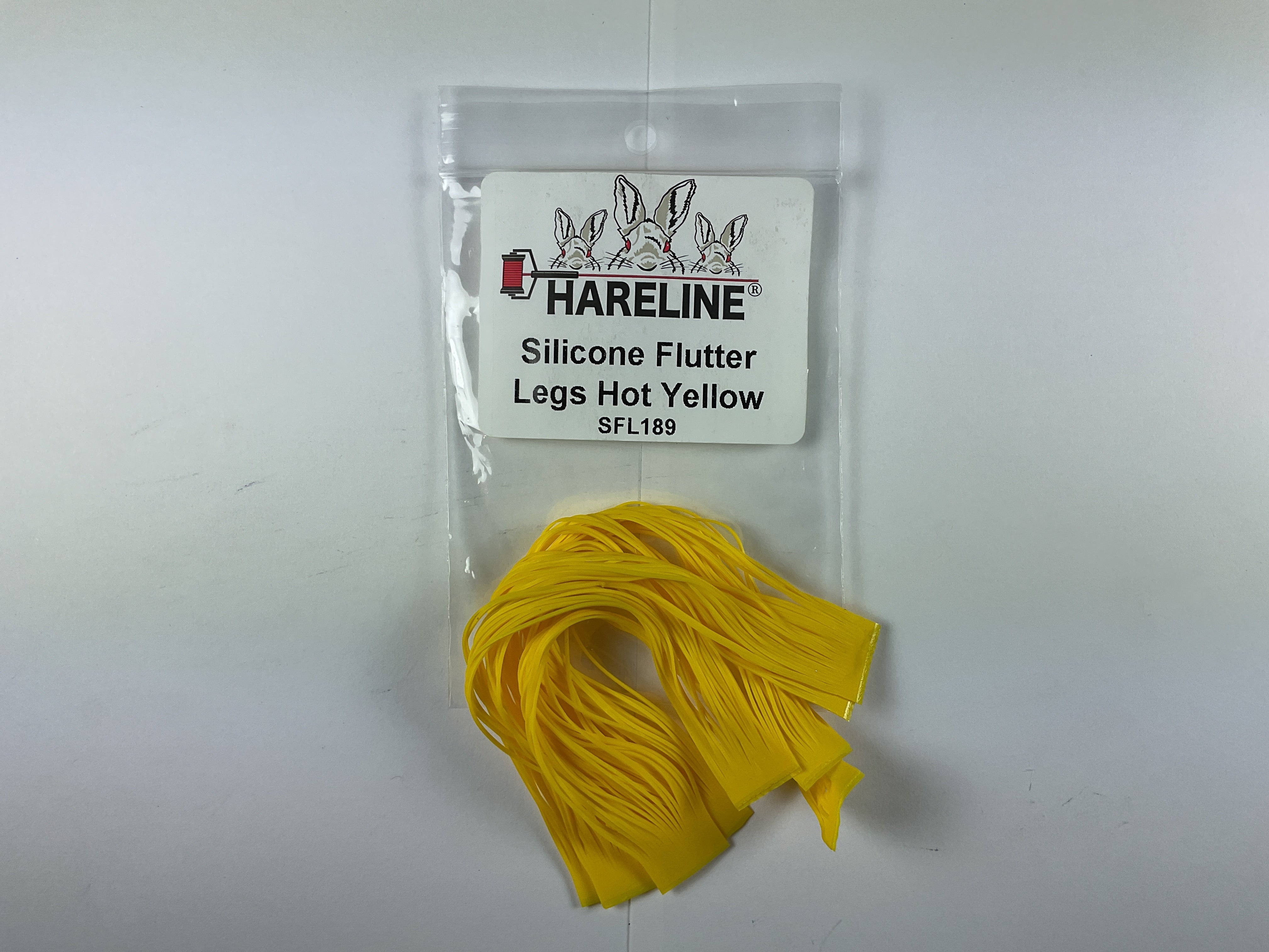 Silicone Flutter Legs - Hot Yellow