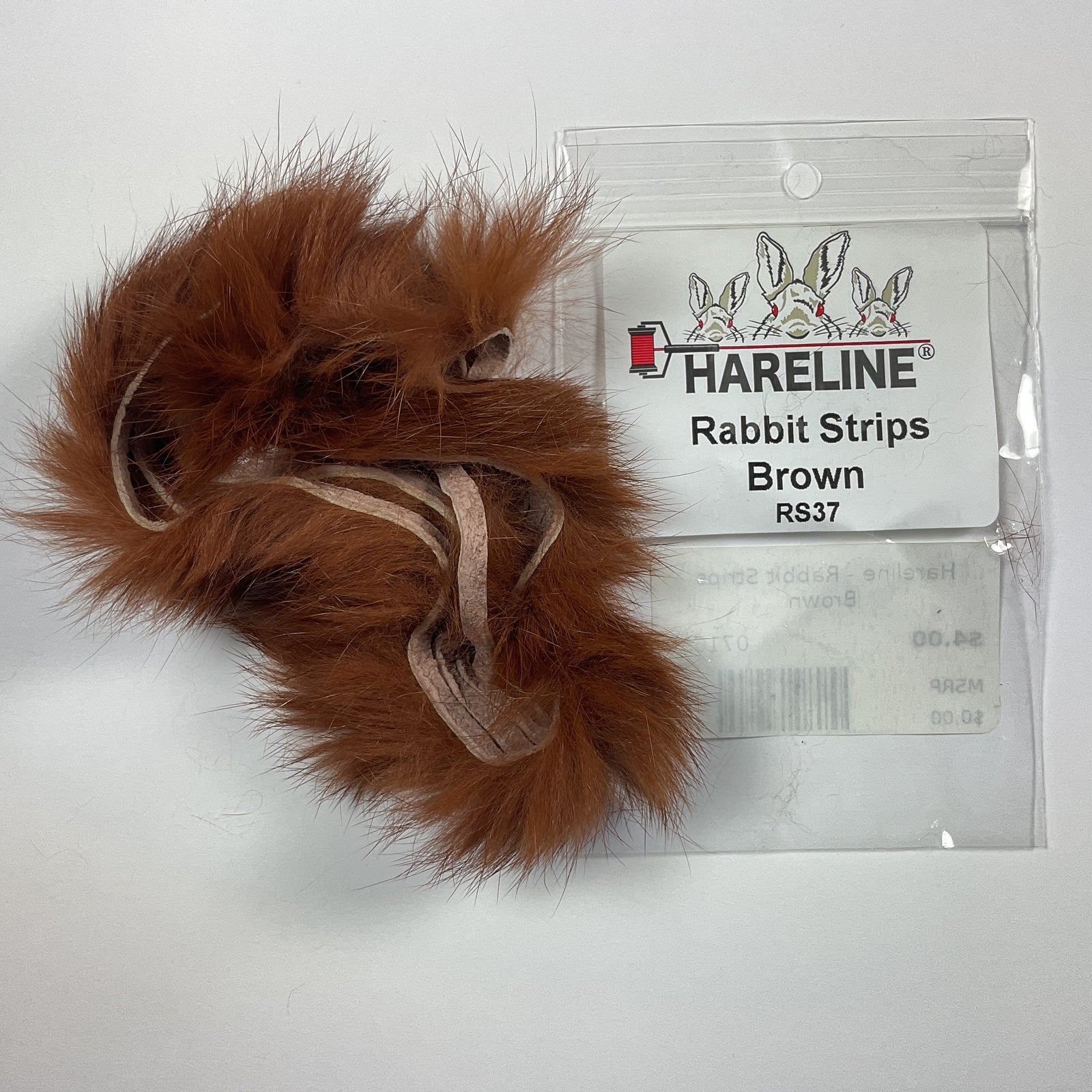 Hareline - Rabbit Strips Brown