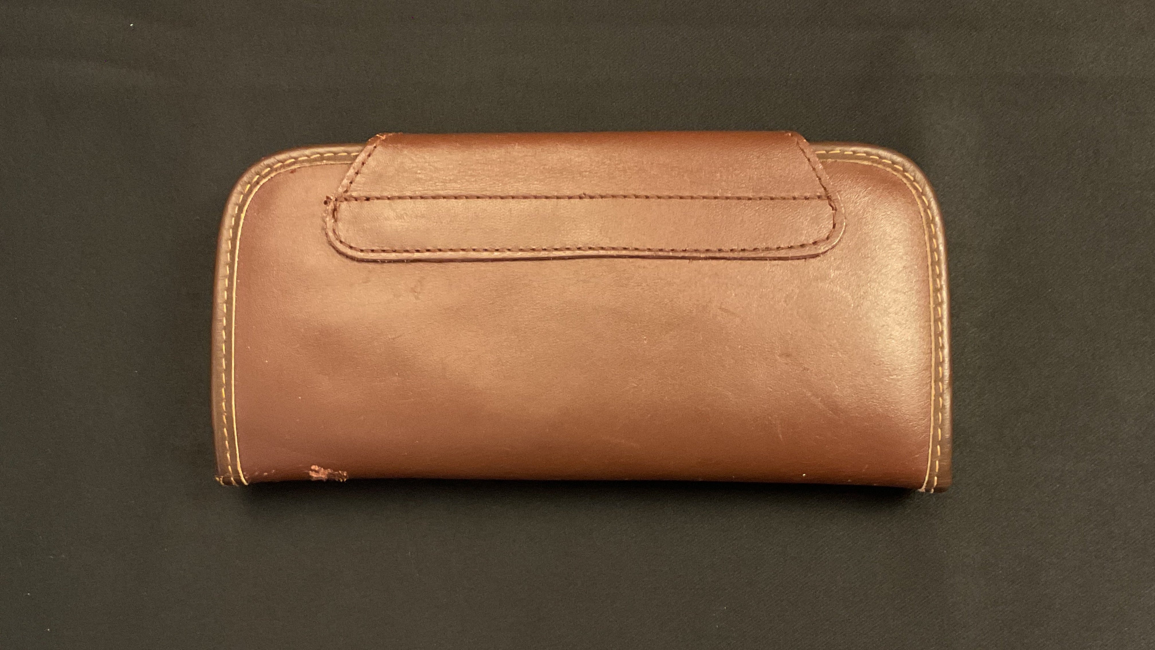 LL Bean - Vintage Leather Fly Wallet