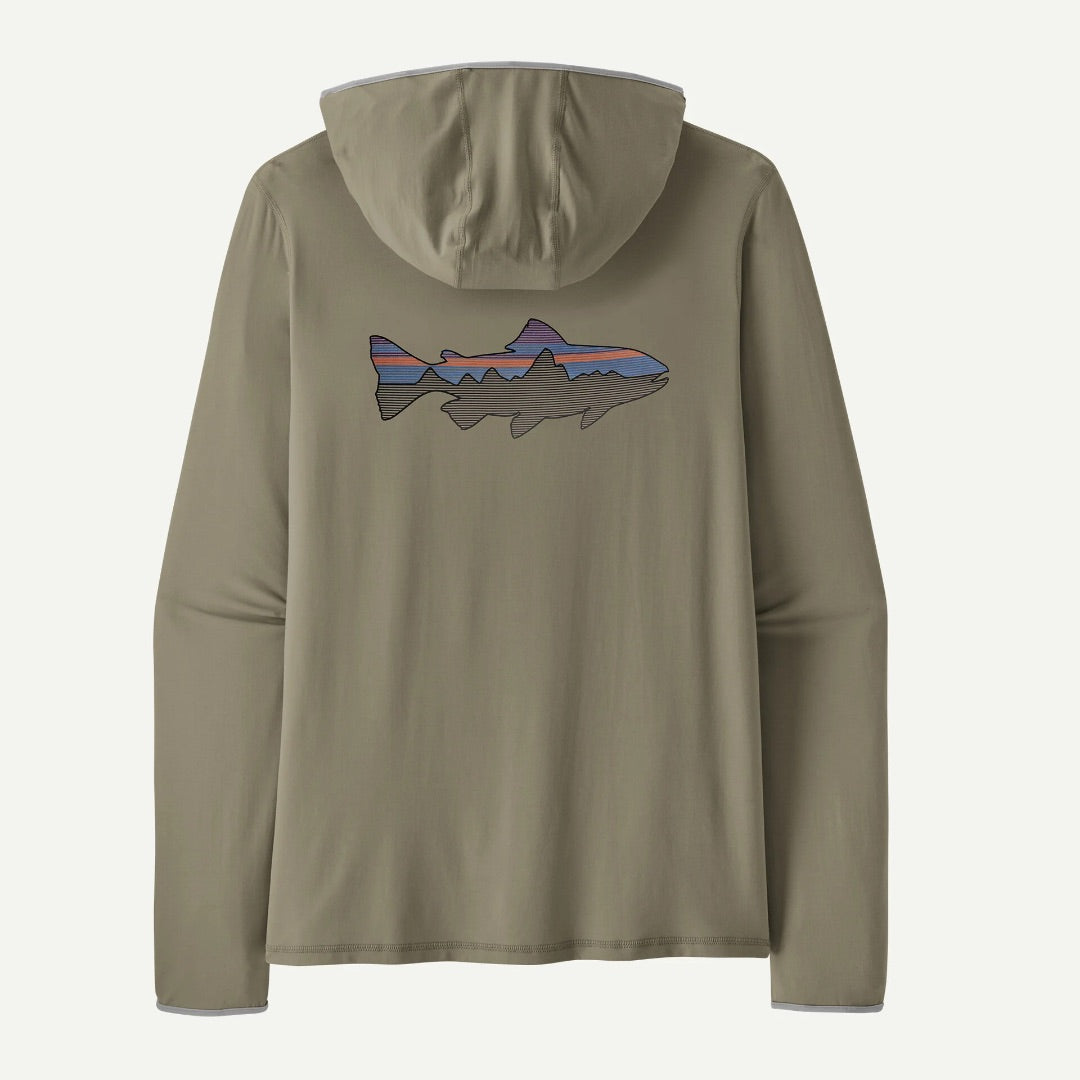 Patagonia - M's Tropic Comfort Natural Hoody Fitz Roy Trout - River Rock Green