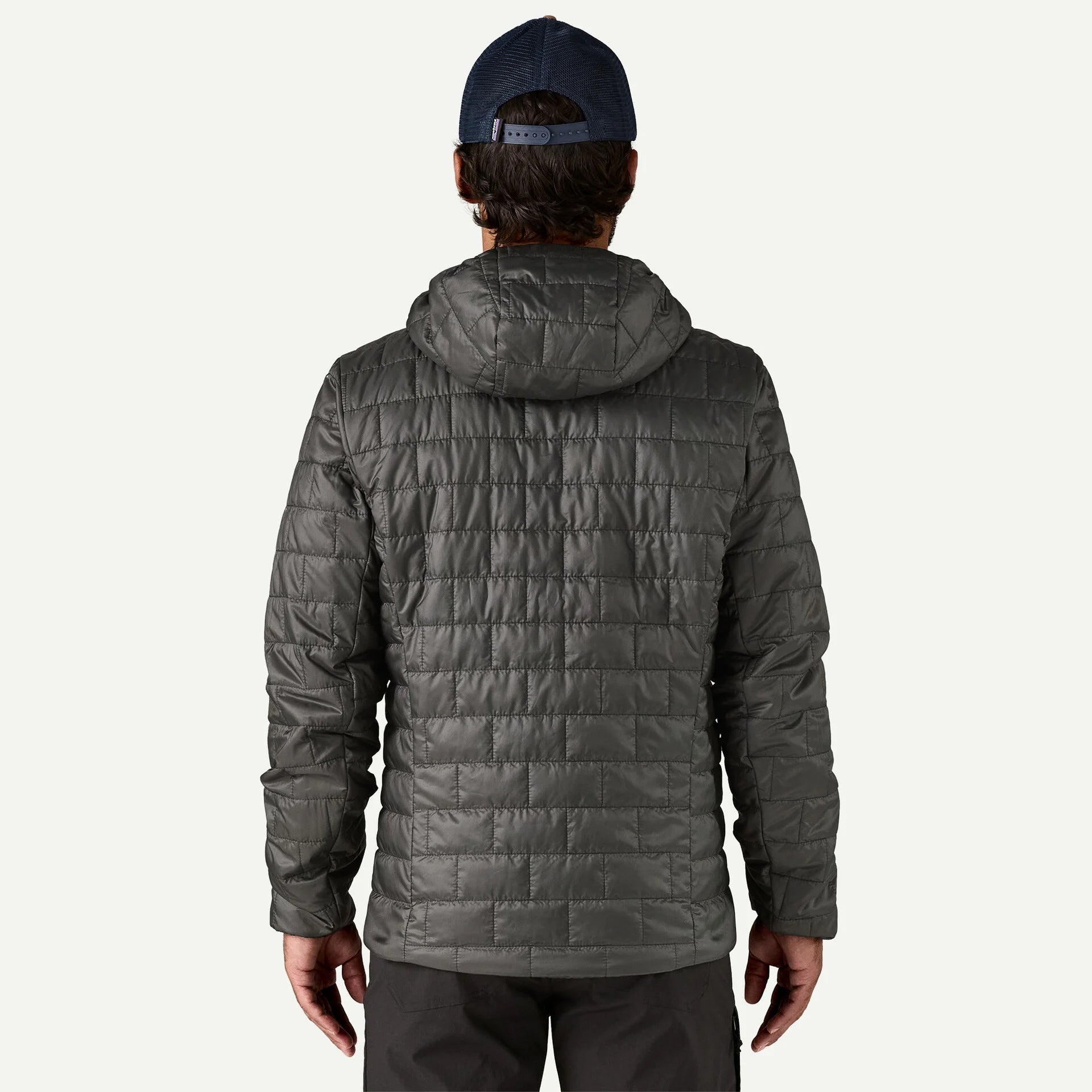 Patagonia - M's Nano Puff Fitz Roy Trout Hoody - Forge Grey