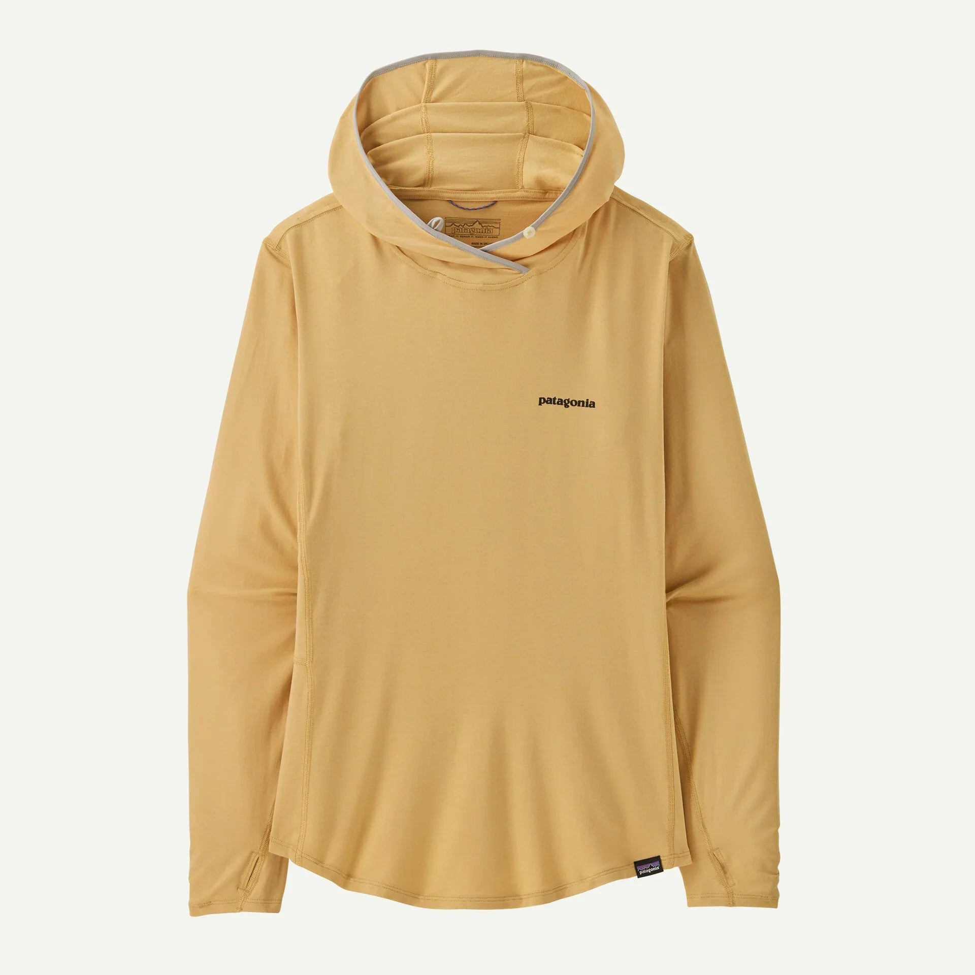 Patagonia - W's Tropic Comfort Natural Hoody Fitz Roy Tarpon - Beeswax Tan